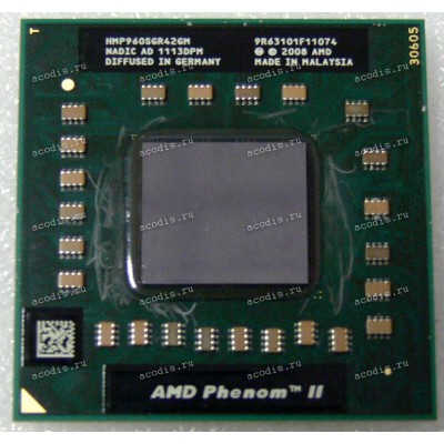 Процессор Socket S1G4 (638) AMD Phenom II P960 (HMP960SGR42GM) (1.80GHz=200MHz x 9, 512kB, 45nm