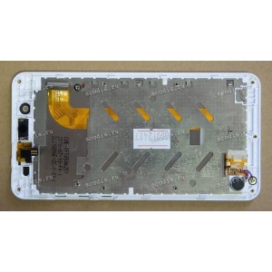 5.0 inch Digma Linx C500 3G (LCD+тач) белый с рамкой 854x480 LED  разбор / оригинал