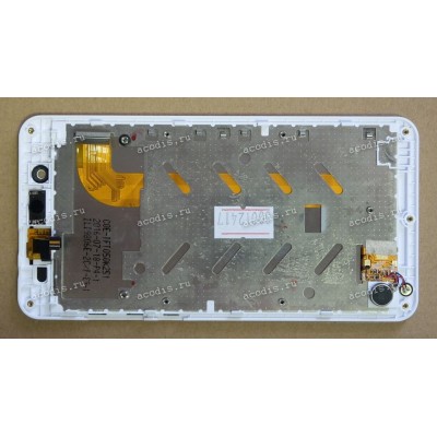 5.0 inch Digma Linx C500 3G (LCD+тач) белый с рамкой 854x480 LED  разбор / оригинал
