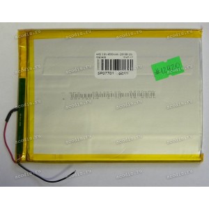 АКБ Li-Pol 3,7V 4500mAh 130x125x2,8 mm с контроллером 2 pin (28125130), разбор (Digma Plane 9505)