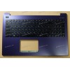 Keyboard Asus X553MA-1A + topcase (0KNB0-610GRU00, 90NB04X3-R31RU0)(Black-Purple/Matte/RUO) фиолетовая