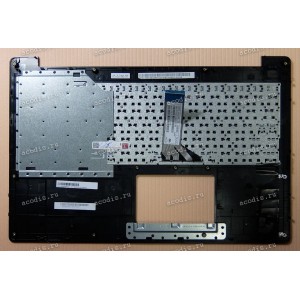 Keyboard Asus X553MA-1A + topcase (0KNB0-610GRU00, 90NB04X3-R31RU0)(Black-Purple/Matte/RUO) фиолетовая
