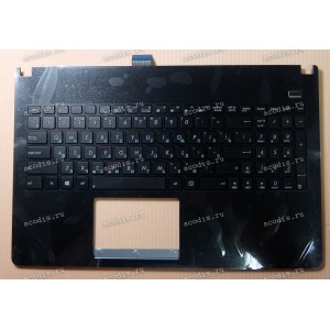 Keyboard Asus X501A, X501U-1A + topcase (0KNB0-6124RU00, 13GNMO1AP030-2)(Black/Matte/RUO) чёрная матовая