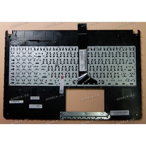 Keyboard Asus X501A, X501U-1A + topcase (0KNB0-6124RU00, 13GNMO1AP030-2)(Black/Matte/RUO) чёрная матовая