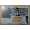 Keyboard Asus X553MA-1G + topcase (0KN0-610MRU00, 90NB04X2-R31RU0) (Black-White/Matte/RUO) черная матовая