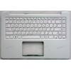 Keyboard Asus E402MA-2A + topcase + touchpad (0KNL0-4121RU00, 90NL0032-R31RU0) (White-White/Matte/RUO)