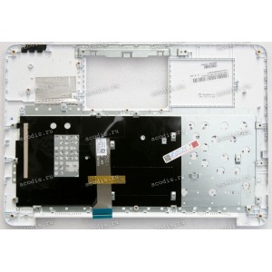 Keyboard Asus E402MA-2A + topcase + touchpad (0KNL0-4121RU00, 90NL0032-R31RU0) (White-White/Matte/RUO)