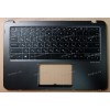Keyboard Asus UX360U Zenbook + topcase (0KNB0-2625RU00, 90NB0C02-R30RU0) (Black-DarkGrey/Matte/RUO/LED)