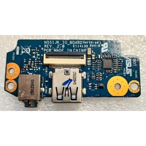 USB & Audio board Asus G551JX (p/n: 90NB08C0-R10020)
