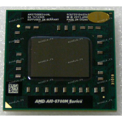 Процессор Socket FS1r2 AMD A10-5750M (AM5750DEC44HL) (4*2.50GHz, 2*2 MB, 32 nm)