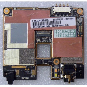 MB Asus ZenFone Selfie ZD551KL MB._3G/M8939(1.5G) eMMC 16G/D/CN5/S2 (90AZ00U0-R000B0) ZD551KL_CMCC REV. 2.0, 1 чип SEC 537 B614 KMR31000BA, QUALCOMM MSM8939 1VV