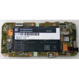 MB Asus ZenFone 4 A400CG MAIN_BD_eMMC 8G/Z2520/WW/3G (D) /S2/1600mAh/6W (90AZ00I0-R00040, 60AZ00I0-MB6100(123) B5072CI 45AN98W PG 3.1, 1 чип SK hynix H26M42003GMR, 1 чип SK hynix H9TKNNN8KDAR ARNGM 416A