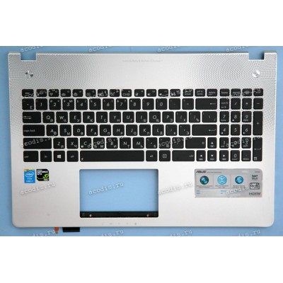 Keyboard Asus N56JR, N56J + topcase (13NB03Z1AM0201 / 33NJ8YCJN10, 13NB03Z1AM0301, 0KNB0-6621RU00)