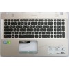 Keyboard Asus R541N, X541N, D541N, R541NA золотистый (13NB0CG1AP0321, 13NBOCG1P03013-2) + Topcase