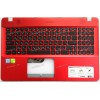 Keyboard Asus X541U + topcase красный  (13N0-ULA0J01, 13NB0CG4AP0301, 90NB0CG4-R32RU0)