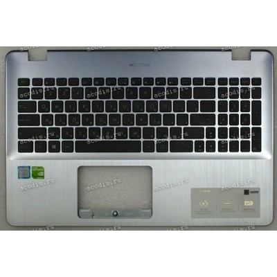 Keyboard Asus X542U металлик синий верх (13N1-26A0711, 13N1-26A0702, 13NB0FD2AP0311, 13NB0FD2AP0301, 13N1-26A0701) + Topcase