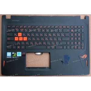 Keyboard Asus GL502V, GL502VM, GL502VS, GL502VL, GL502VT + topcase (13NB0DD1AP0101, 13NB0DR1AP0101, 13N10EA0301) Keyboard Asus GL502V, GL502VM, GL502VS, GL502VL, GL502VT + topcase (13NB0DD1AP0101, 13NB0DR1AP0101, 13N10EA0301)