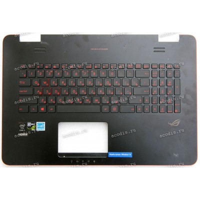 Keyboard Asus G771J, G771JM, G771JW + topcase (13NB0756AM0311, 3BBK3TCJN20, 0KNB0-662CRU00)