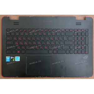 Keyboard Asus G771J, G771JM, G771JW + topcase (13NB0756AM0311, 3BBK3TCJN20, 0KNB0-662CRU00)
