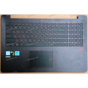 Keyboard Asus ROG G501VW, G501V + topcase (13NB0AU3AM0401, 3BBK5TCJNJ0)