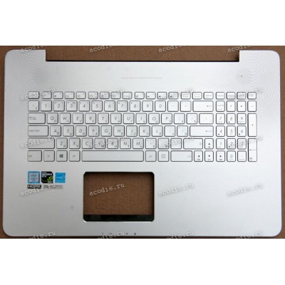 Keyboard Asus N752VX, N752V + topcase (13NB0AY1AM0131, 13N0-T2A0631, 13NB0AY1AM0111, 13NB0AY0P02211-1, 0KN0-SU1RU16)