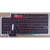 Keyboard Asus GX800, GX800VH, GX800VHK (0KNB0-L611RU00) (Black/Matte/RUO) чёрная матовая русифицированная
