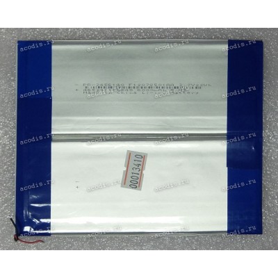 АКБ Li-Pol 3,7V 6000mAh 140x112x3,4 mm с контроллером 2 pin (3456140*2) new (Digma CITI 1903)