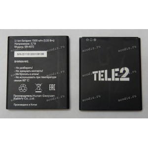 АКБ Tele2 Mini 1.1 (3pin, 3,7v, 1500mAh, 5.5Wh) EB-4072, new оригинальный АКБ Tele2 Mini 1.1 (3pin, 3,7v, 1500mAh, 5.5Wh) EB-4072, new оригинальный