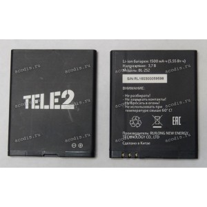 АКБ Tele2 Mini 1.0 (3 pin мама, 3,7v, 1500mAh, 5.55Wh) BL-252, new оригинальный АКБ Tele2 Mini 1.0 (3 pin мама, 3,7v, 1500mAh, 5.55Wh) BL-252, new оригинальный