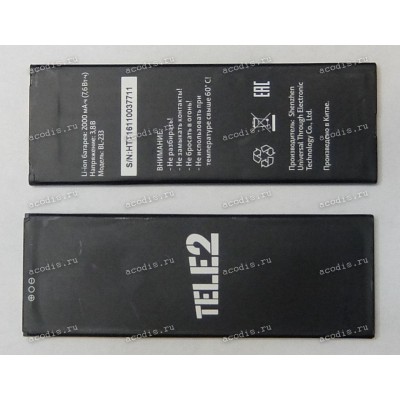 АКБ Tele2 Maxi LTE (3 pin 3,8v 2000mAh 7.6Wh) BL-233, new оригинальный