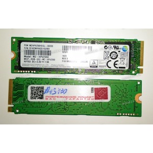 NGFF M.2 2280 SSD M key PCI-E only NVME 256GB Samsung MZHPVS256HDGL-00000 (03B03-00044700) SSD P3X4 256G M2 2280 / ACHI