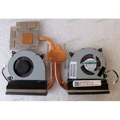 Сист.охл. Asus G550JK, N550JK, N550JX (13NB04L1AM0101) 4 pin
