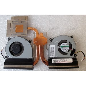 Сист.охл. Asus G550JK, N550JK, N550JX (13NB04L1AM0101) 4 pin
