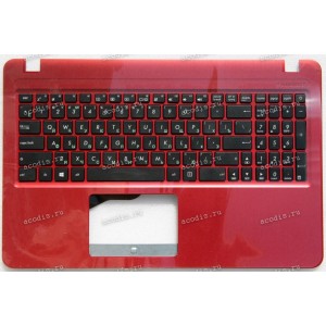 Keyboard Asus X540SC-3F красный (90NB0B24-R31RU0) + Topcase