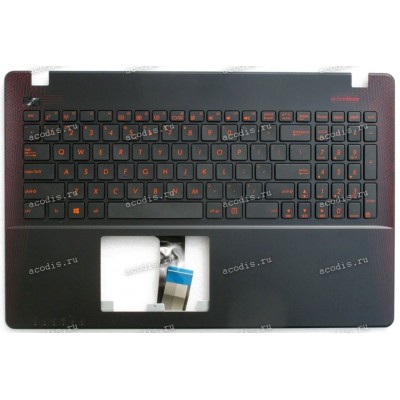 Keyboard Asus X550VX-3J чёрно-красный (90NB0BBJ-R31UI1) + Topcase