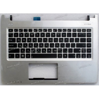 Keyboard Asus K46CM-1A металл (90R-NTJ1K1K00U, 13GNTJ1AM031-1) + Topcase