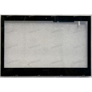 Верх. кр. рамка Sony SVT13 в сборе белая (60.4XM01.002) !трещина! TOUCH PANEL