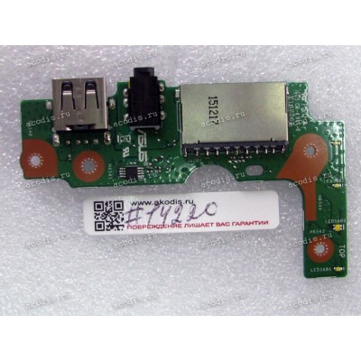 USB & Audio & CardReader board Asus X556UA (p/n 90NB09S0-R10030) 