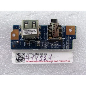 USB & Audio board Asus B551LA, B551LG (p/n 90NB03K1-R10020) 