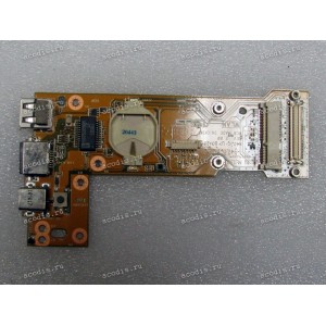 DC Jack board & USB & RJ45 с кнопкой включения Asus K42  (p/n 60-N0DIO1000-A01)