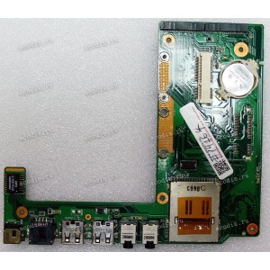 DC Jack board & USB & Audio & LAN & CardReader Asus UL30A (p/n 60-NWTIO1000-C01) 