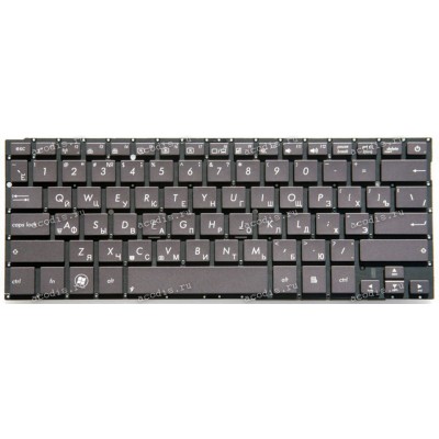 Keyboard Asus UX31, UX31A, UX31E, UX31LA, UX32, UX32A, UX32LA, UX32LN, UX32V, UX32VD, U38D, U38DT, U38N Zenbook 285mm коричневая без рамки (0KNB0-3624RU00)