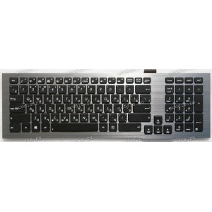 Keyboard Asus G75VX с рамкой 417mm, металл  (0KNB0-9414RU00)