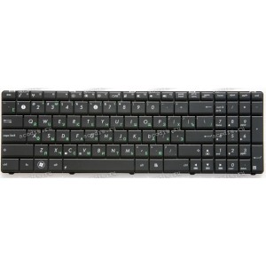 Keyboard Asus K52, K53, K54, K55, N50, N51, N52, N53, N60, N61, N70, N71, N73, N90, P52, P53, K72, K73, A52, B53, A54, A72, UL50, W90, PRO5IJ, F50, X52, X54, X55, X75V чёрная (04GN0K1KRU10-2)