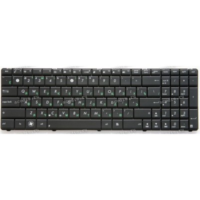 Keyboard Asus K52, K53, K54, K55, N50, N51, N52, N53, N60, N61, N70, N71, N73, N90, P52, P53, K72, K73, A52, B53, A54, A72, UL50, W90, PRO5IJ, F50, X52, X54, X55, X75V чёрная (04GN0K1KRU10-2)