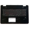 Keyboard Asus G771, N751JM-1D, N751JW чёрно-красный (90NB0756-R31RU0) + Topcase
