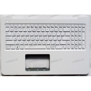 Keyboard Asus X556UA, X556UJ, X556UQ, X556UR, X556UV-3G белый (90NB0BG5-R31RU0, 13NB0BG5AP0211) + Topcase