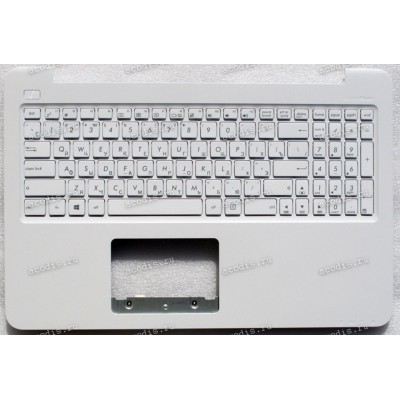 Keyboard Asus X556UA, X556UJ, X556UQ, X556UR, X556UV-3G белый (90NB0BG5-R31RU0, 13NB0BG5AP0211) + Topcase