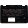 Keyboard Asus N751JM-1D, N751JW, G751 чёрно-красный (90NB0756-R31UI0) + Topcase