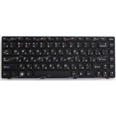 Keyboard Lenovo IdeaPad B470, G470, G475, V470, Z470 черная (25-011680)